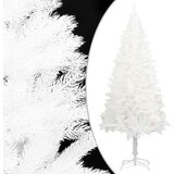  Umetna novoletna jelka z realističnimi iglicami bela 240 cm | Shoptok.si