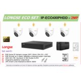 Longse IP POE SET IP-ECO4XIPHDD – 2MP + UPS | Eponuda.ba