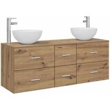  Set ormarića za kupaonicu 3 kom. Hrast artisan Smeđa 49,5 x 41 x 64,5 cm | Shoptok.si