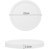 Nettlife LED stropna svetilka, spalnica, ravna svetilka, 22 cm, 15 W, kuhinja, IP44, hodnik, okrogla, toplo bela, za kopalnico, (22111250) | Shoptok.si