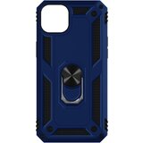 AVIZAR Trden ovitek iz dveh materialov za iPhone 14 Plus s podpornim obrocem - polnocno modra, (20714974) Cene