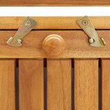  Klupa za pohranu 148 cm od masivnog bagremovog drva | shoptok.hr