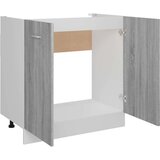  Spodnja omarica siva sonoma 80x46x81,5 cm inženirski les, (20824159) | Shoptok.si