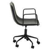 Premier Housewares Crna uredska stolica od umjetne kože Branson – | shoptok.hr