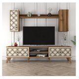 Hanah home TV polica klase S, smeđe-krem | Eponuda.ba