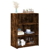vidaXL Komoda dimljeni hrast 70x41x93 cm inženirski les | Shoptok.si