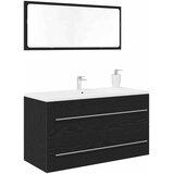 Ormarić za sudoper s ladicama Crni hrast 90 x 45 x 1.5 cm | shoptok.hr