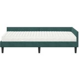  Kotni okvir postelje z matrico Drugo 2 pcs Zelena Žamet, (5000123345) | Shoptok.si
