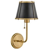  Hinkley HK-CLARKE1-BR-BK - Zidna lampa CLARKE 1xE27/40W/230V mesing/crna | Eponuda.com