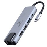 Docking station USB adapter Type-C 5-in-1 multi-port adapter Hub + HDMI + PD + LAN GEMBIRD A-CM-COMBO5-04 | Eponuda.ba