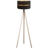  duolla - podna lampa duo 1xE27/60W/230V prečnik 44 cm crna/bež | Eponuda.com