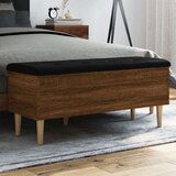 vidaXL Klupa za pohranu boja hrasta 102x42x46 cm od konstruiranog drva | shoptok.hr