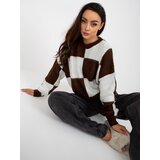 Factory Price Sweater-EM-SW-1034-01.91-white-brown Cene