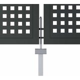  Vrtna vrata antracit boje 300x125 cm čelik | shoptok.hr