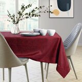 AmeliaHome Stolnjak Gaia s man&amp;scaron;etom 120x240 cm, bordo Slike