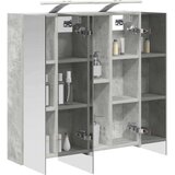  Kopalni&amp;scaron;ka ogledalna omara Betonsko siva 70 x 14,5 x 70 cm, (5000233032) Slike