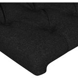  Uzglavlje s ušima crni 93x23x78/88 cm od tkanine | shoptok.hr