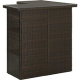  Kutni barski stol smeđi 100 x 50 x 105 cm od poliratana | Eponuda.com