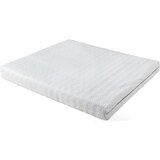 Bonami Selection Plavi tapecirani bračni krevet s madracem/letvičastim okvirom 180x200 cm Noira Slim - | shoptok.hr
