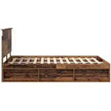  Krevetna konstrukcija s uzglavljem Staro drvo 150 x 200 cm | shoptok.hr