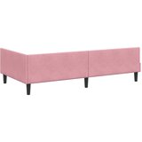  Kutni okvir kreveta Ružičasta 80 cm x 200 cm Baršun | shoptok.hr