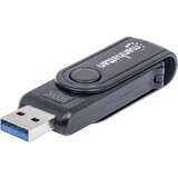 Manhattan Mini Multi-Card Reader/Writer USB 3.0 externer Card Reader/Writer 24-in-1 vanjski čitač memorijskih kartica USB 3.2 gen. 1 (USB 3.0), SD, MMC mobile, microSD crna | Eponuda.ba