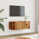 vidaXL 2-dijelni zidni TV ormarić Staro drvo 80x30x30 cm Cijene