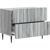  Noćni ormar Siva sonoma 62 x 34,5 x 49,5 cm Konstruirano drvo | shoptok.hr