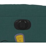  Električni masažni naslonjač od tkanine tamnozeleni | shoptok.hr
