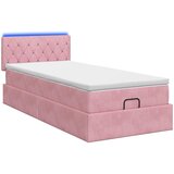  Krevet od pjene s madracem i LED-om Ružičasta 90 x 190 cm | shoptok.hr