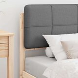  Krevetni okvir s tapiciranim uzglavljem Svijetlo siva | shoptok.hr