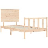  Okvir kreveta s uzglavljem 2FT6 mali jednokrevetni masivno drvo | shoptok.hr