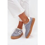 Boto Suede Women's Sneakers On Platform Blue Venera | Shoptok.si