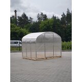  Modularni čelični plastenik Flora,12 mx2.64m, samo okvir, razmak između lukova 1m Slike