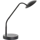 Fischer & Honsel Crna LED stolna lampa s mogućnosti zatamnjivanja sa staklenim sjenilom (visina 60 cm) Tallri – Cijene