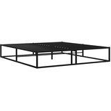 Furnova Posteljni okvir črn kovinski 160x200 cm, (21931550) | Shoptok.si