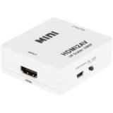 Cabletech pretvarač signala HDMI utičnica - AV utičnica - CHINCH CVBS + AUDIO | shoptok.hr