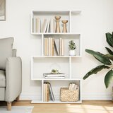 Pregrada za sobe s 4 etaže, bijela, 70x24x129 cm, od inženjerskog drva | shoptok.hr