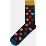 Happy Socks Tmavě šedé pánské puntíkované ponožky Big Dot | shoptok.hr