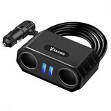 Vakoss Cigaretni avto vžigalnik razdelilec 2 iz 1 + 2x USB | Shoptok.si