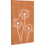 ADEZZ Panel za zasebnost "Dandelion" - Corten jeklo - 1 kos Cene
