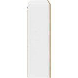 vidaXL Viseča omarica s polico Riga Umetni hrast 80 x 31 x 100 cm | Shoptok.si