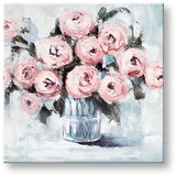  Slikana slika na platnu cveće u vazi 70x70 cm Cene