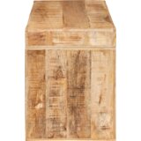 vidaXL Stranska miza Rjava 60 x 35 x 46 cm Trdnina mango lesa | Shoptok.si