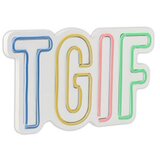WALLXPERT Dekorativna plastična LED rasveta TGIF Multicolor | ePonuda.com
