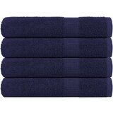 vidaXL Brisače 4 kos modra 100x200 cm 360 g/m² 100% bombaž Cene