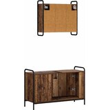  Set ormarića za kupaonicu 2 kom. Staro drvo 65,5 x 34 x 61 cm | shoptok.hr