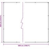  Pokrov za biljke *Transparent*an 5 × 3,5 m PVC | shoptok.hr