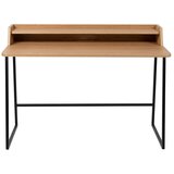 White Label Pisarniška pisalna miza z mizno ploščo v hrastovem dekorju 60x120 cm Giorgio – Cene