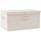 Furnova Škatla za shranjevanje blago 50x30x25 cm krem, (21956035) | Shoptok.si